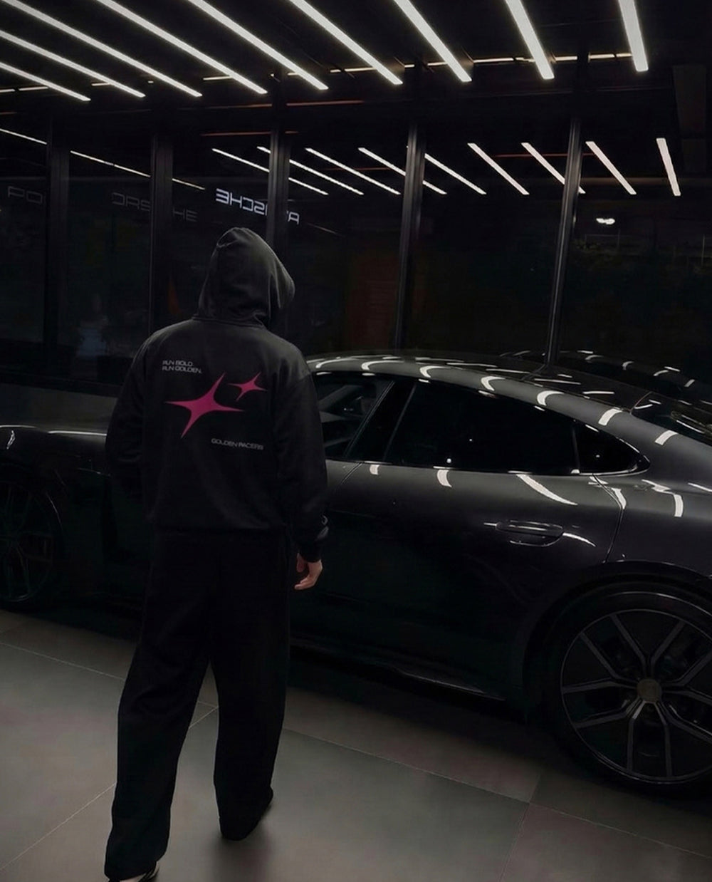 Black Tempo Hoodie