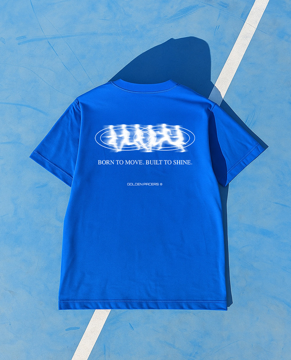 Blue Track Tee