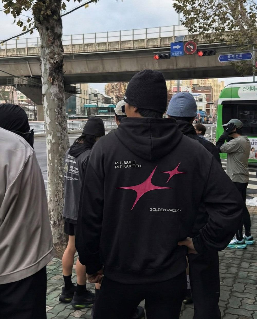 Black Tempo Hoodie