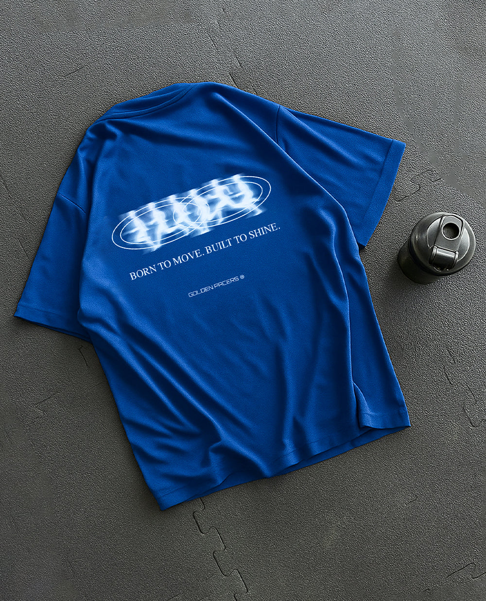Blue Track Tee